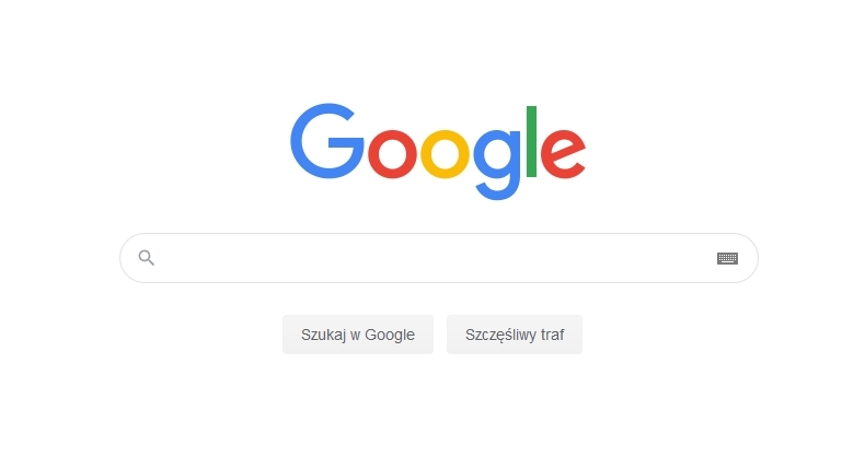 Najpopularniejsza wyszukiwarka Google