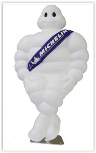 Maskotka marki Michelin