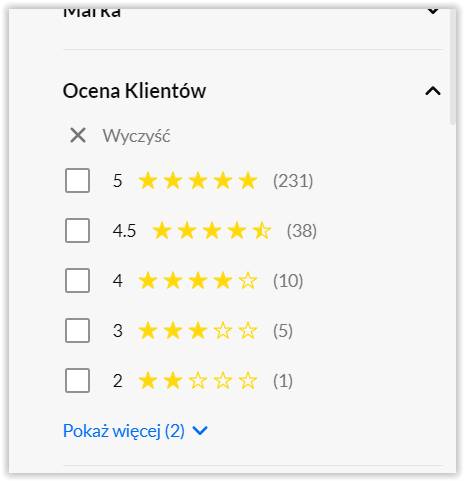 Ocena klientów